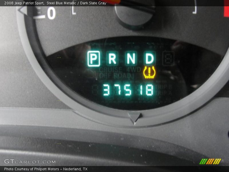 Steel Blue Metallic / Dark Slate Gray 2008 Jeep Patriot Sport