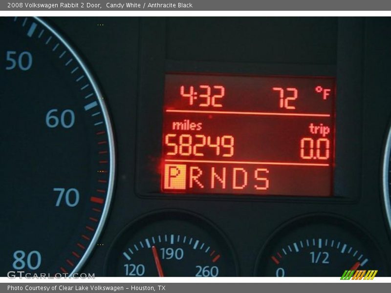 Candy White / Anthracite Black 2008 Volkswagen Rabbit 2 Door