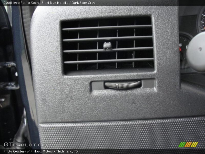 Steel Blue Metallic / Dark Slate Gray 2008 Jeep Patriot Sport