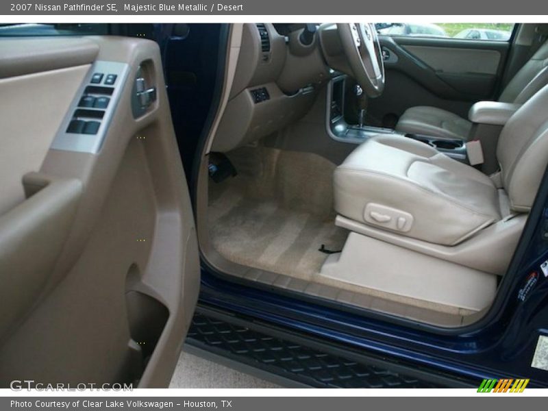 Majestic Blue Metallic / Desert 2007 Nissan Pathfinder SE