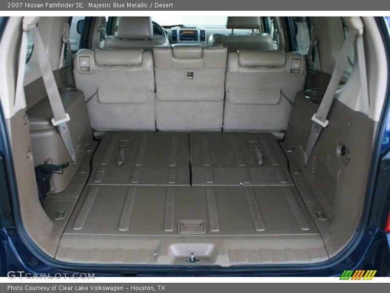 Majestic Blue Metallic / Desert 2007 Nissan Pathfinder SE