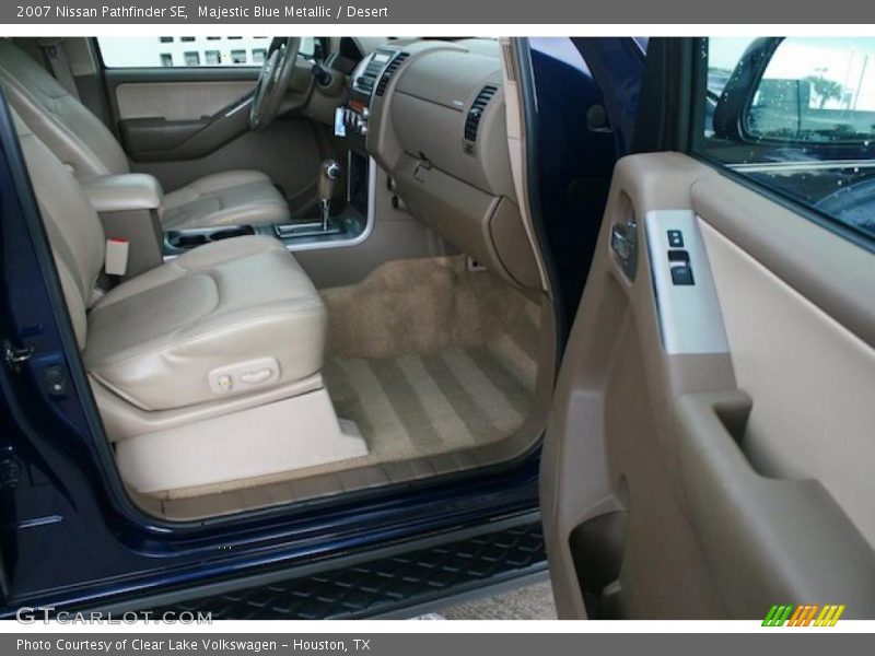 Majestic Blue Metallic / Desert 2007 Nissan Pathfinder SE