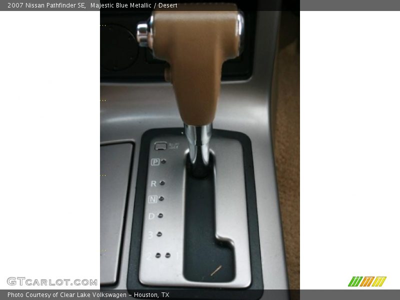 Majestic Blue Metallic / Desert 2007 Nissan Pathfinder SE