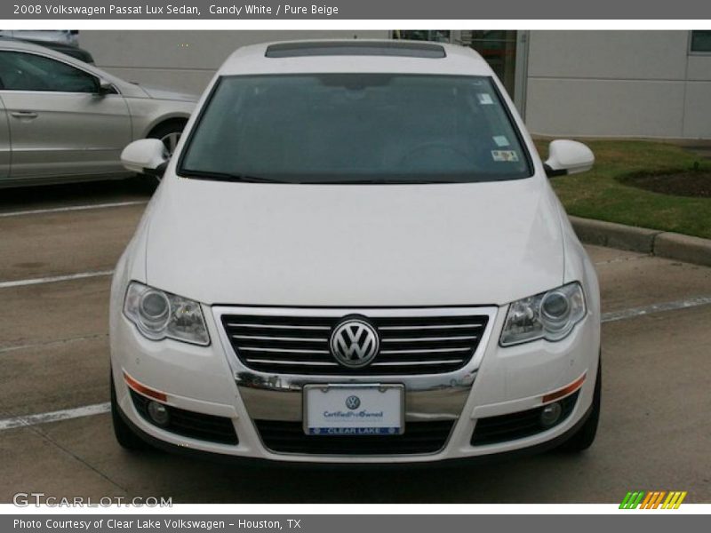 Candy White / Pure Beige 2008 Volkswagen Passat Lux Sedan