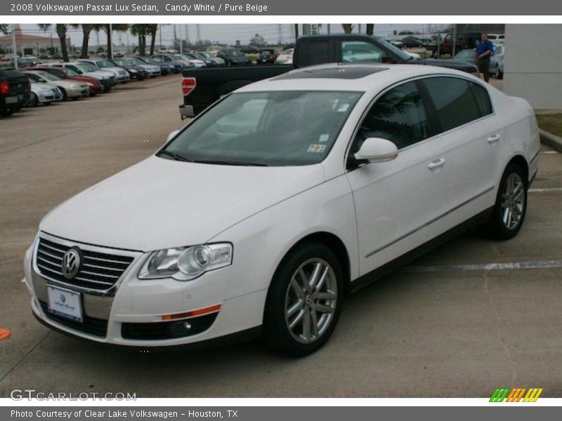 Candy White / Pure Beige 2008 Volkswagen Passat Lux Sedan