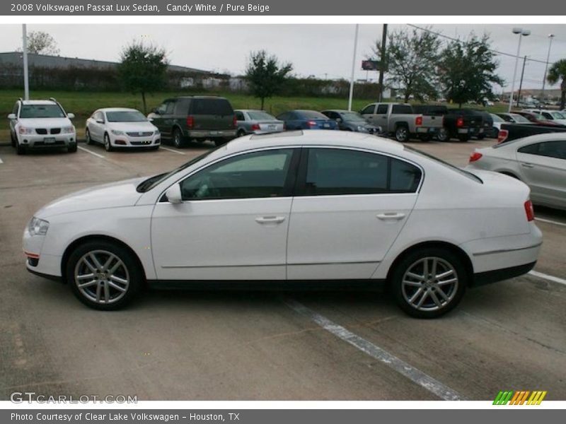 Candy White / Pure Beige 2008 Volkswagen Passat Lux Sedan
