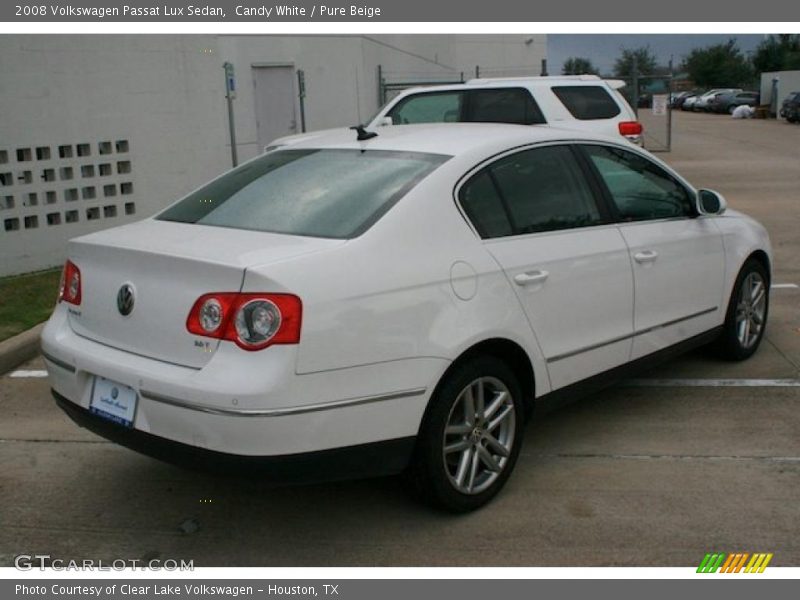 Candy White / Pure Beige 2008 Volkswagen Passat Lux Sedan