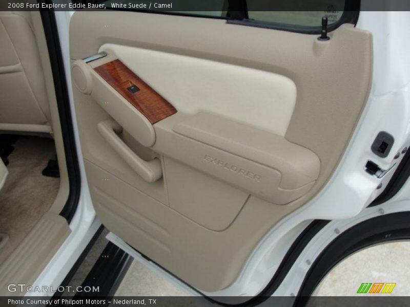 White Suede / Camel 2008 Ford Explorer Eddie Bauer