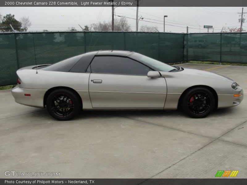 Light Pewter Metallic / Ebony 2000 Chevrolet Camaro Z28 Convertible