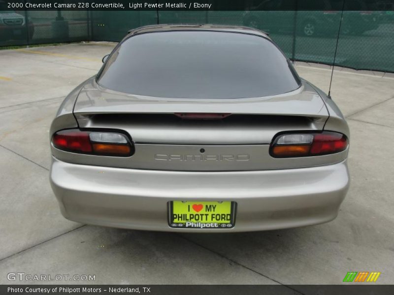 Light Pewter Metallic / Ebony 2000 Chevrolet Camaro Z28 Convertible