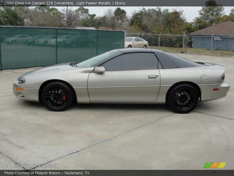 Light Pewter Metallic / Ebony 2000 Chevrolet Camaro Z28 Convertible