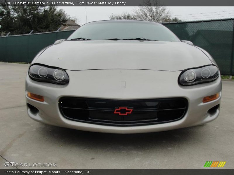 Light Pewter Metallic / Ebony 2000 Chevrolet Camaro Z28 Convertible