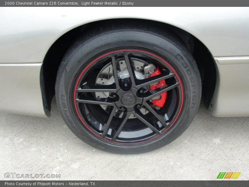 Custom Wheels of 2000 Camaro Z28 Convertible