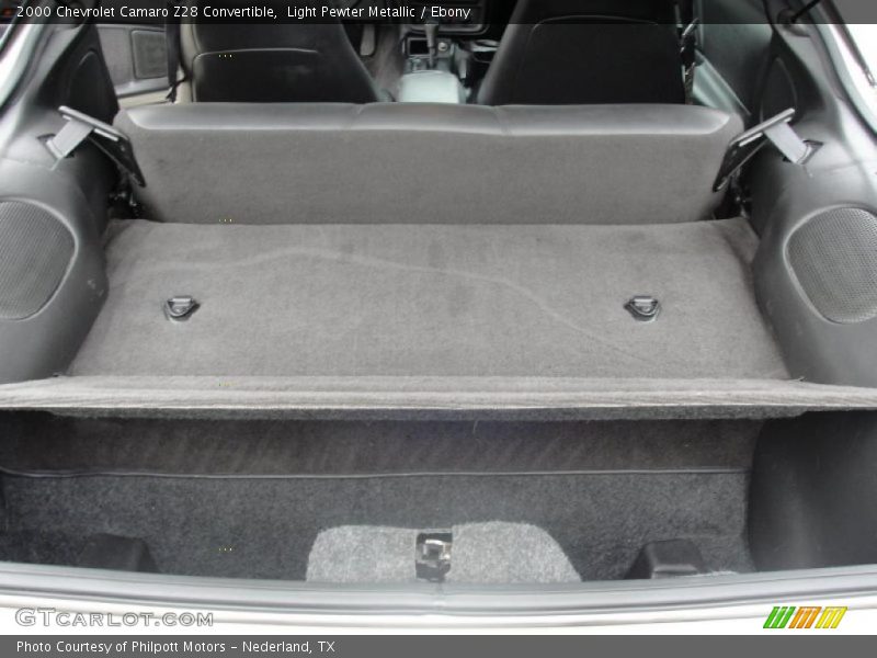  2000 Camaro Z28 Convertible Trunk