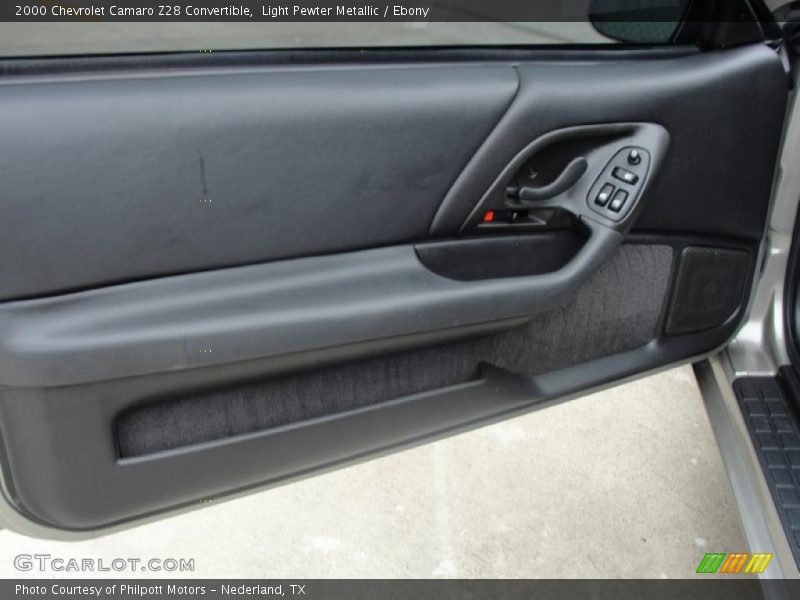 Light Pewter Metallic / Ebony 2000 Chevrolet Camaro Z28 Convertible