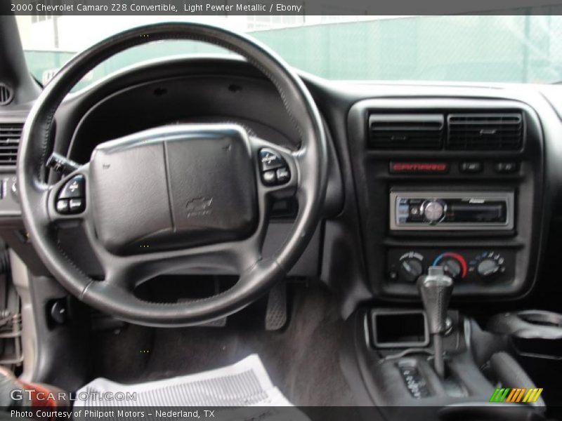 Light Pewter Metallic / Ebony 2000 Chevrolet Camaro Z28 Convertible