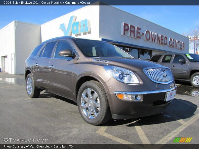 Cocoa Metallic / Cashmere/Cocoa 2008 Buick Enclave CXL