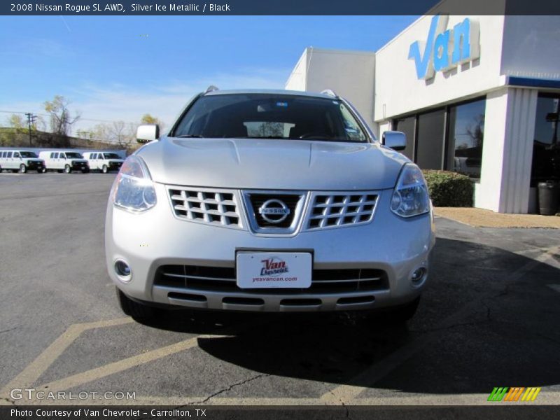 Silver Ice Metallic / Black 2008 Nissan Rogue SL AWD