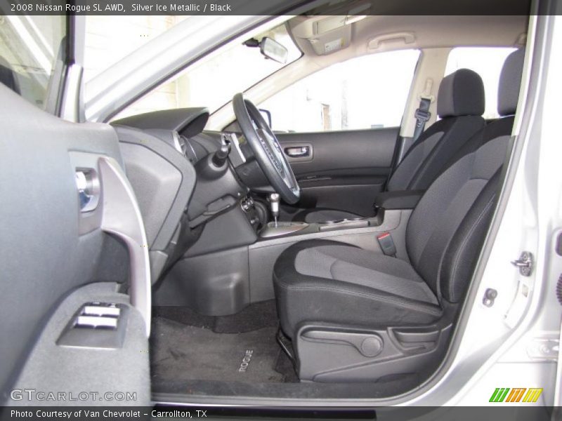 Silver Ice Metallic / Black 2008 Nissan Rogue SL AWD