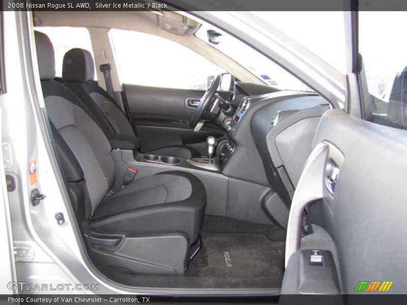 Silver Ice Metallic / Black 2008 Nissan Rogue SL AWD