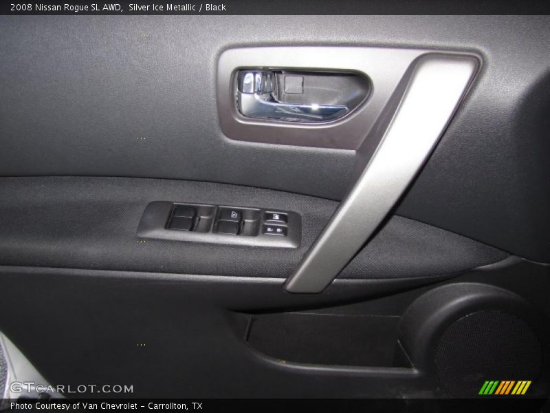Silver Ice Metallic / Black 2008 Nissan Rogue SL AWD