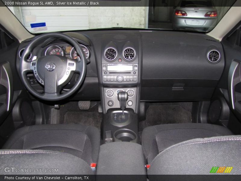 Silver Ice Metallic / Black 2008 Nissan Rogue SL AWD