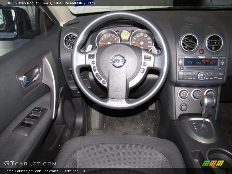 Silver Ice Metallic / Black 2008 Nissan Rogue SL AWD
