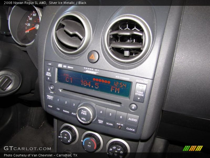 Silver Ice Metallic / Black 2008 Nissan Rogue SL AWD