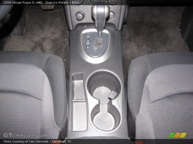 Silver Ice Metallic / Black 2008 Nissan Rogue SL AWD