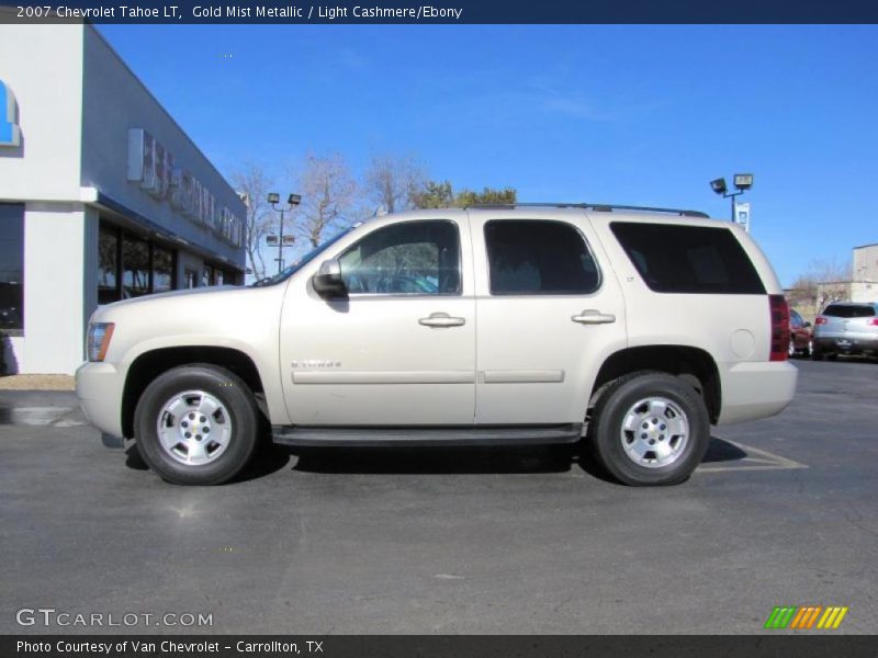 Gold Mist Metallic / Light Cashmere/Ebony 2007 Chevrolet Tahoe LT