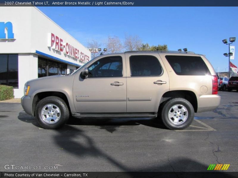 Amber Bronze Metallic / Light Cashmere/Ebony 2007 Chevrolet Tahoe LT