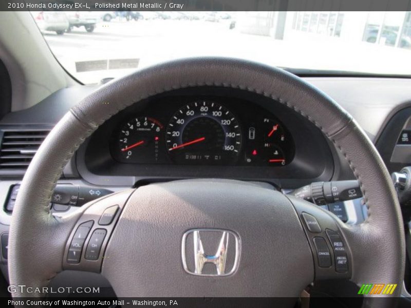 Polished Metal Metallic / Gray 2010 Honda Odyssey EX-L