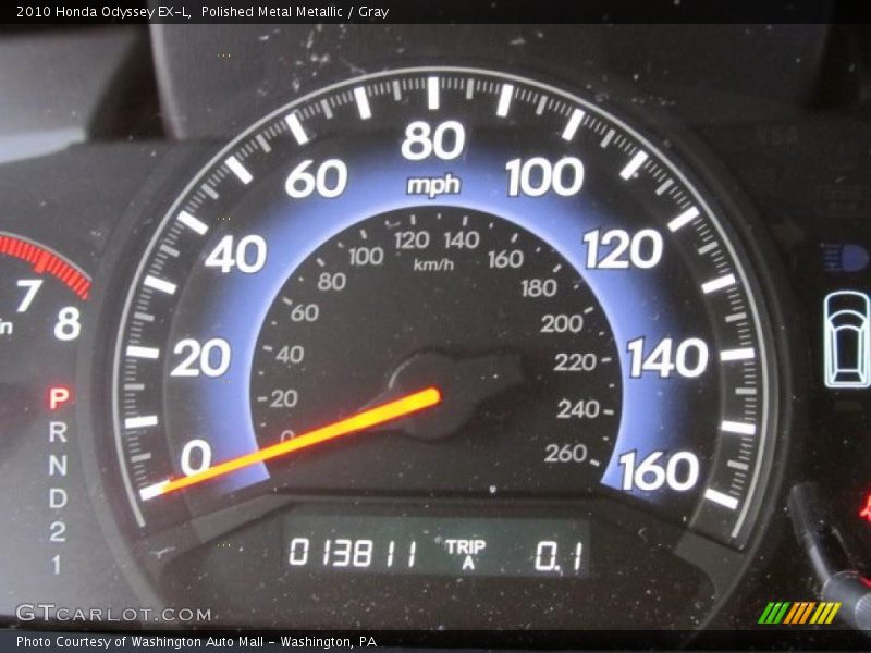 Polished Metal Metallic / Gray 2010 Honda Odyssey EX-L