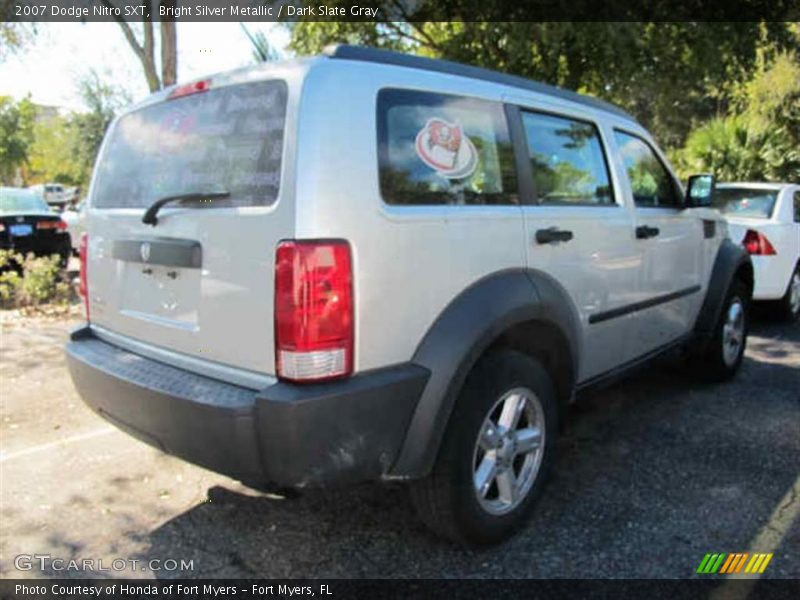 Bright Silver Metallic / Dark Slate Gray 2007 Dodge Nitro SXT