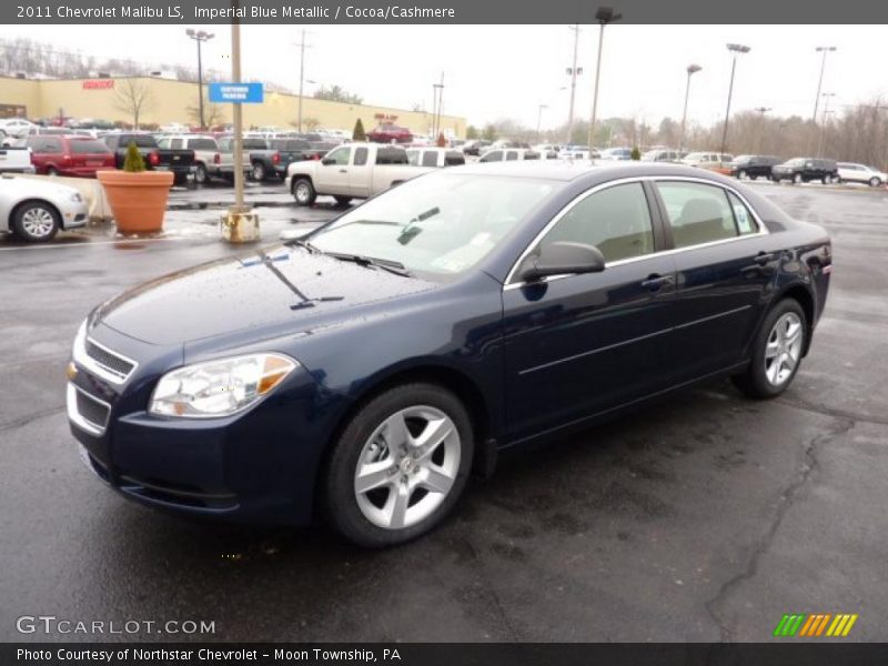 Imperial Blue Metallic / Cocoa/Cashmere 2011 Chevrolet Malibu LS