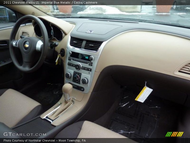 Imperial Blue Metallic / Cocoa/Cashmere 2011 Chevrolet Malibu LS