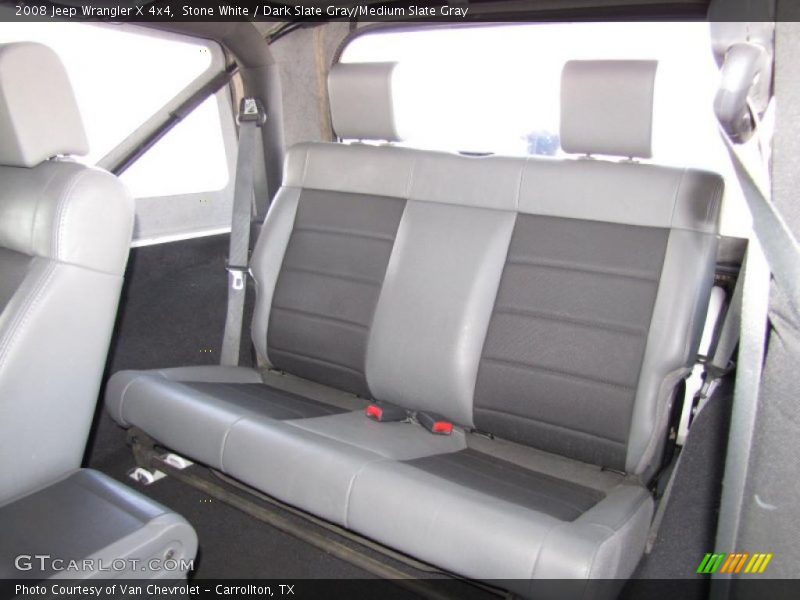 Stone White / Dark Slate Gray/Medium Slate Gray 2008 Jeep Wrangler X 4x4