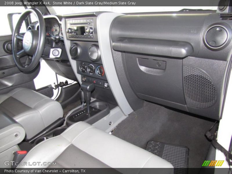 Stone White / Dark Slate Gray/Medium Slate Gray 2008 Jeep Wrangler X 4x4
