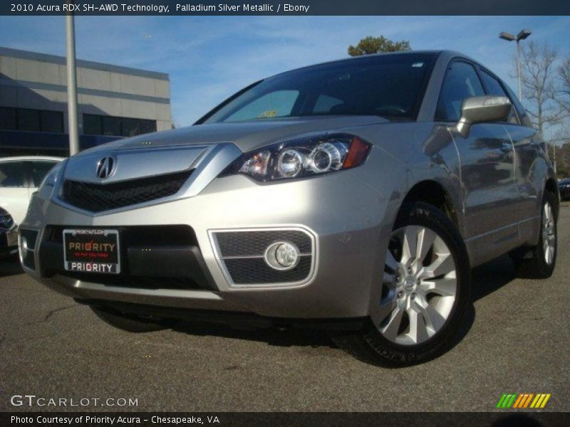 Palladium Silver Metallic / Ebony 2010 Acura RDX SH-AWD Technology
