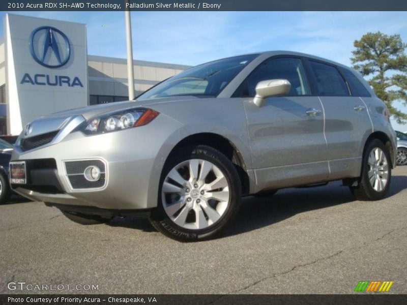 Palladium Silver Metallic / Ebony 2010 Acura RDX SH-AWD Technology