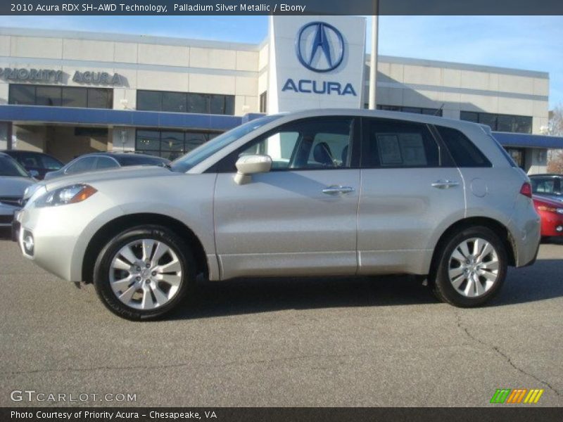 Palladium Silver Metallic / Ebony 2010 Acura RDX SH-AWD Technology