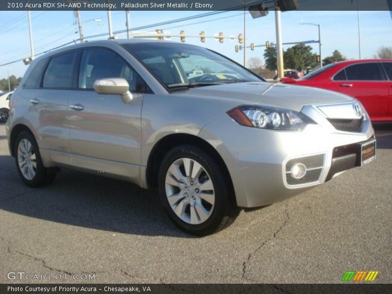 Palladium Silver Metallic / Ebony 2010 Acura RDX SH-AWD Technology