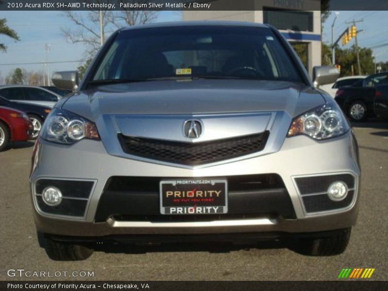 Palladium Silver Metallic / Ebony 2010 Acura RDX SH-AWD Technology