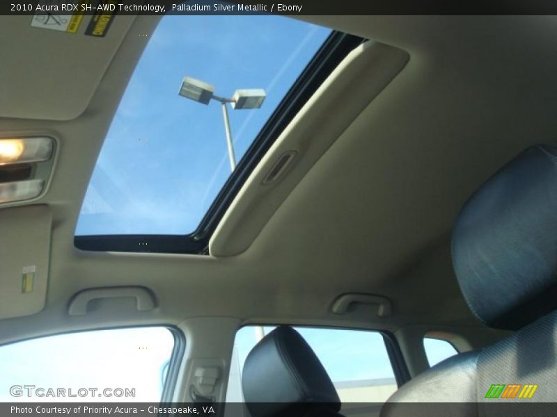 Palladium Silver Metallic / Ebony 2010 Acura RDX SH-AWD Technology