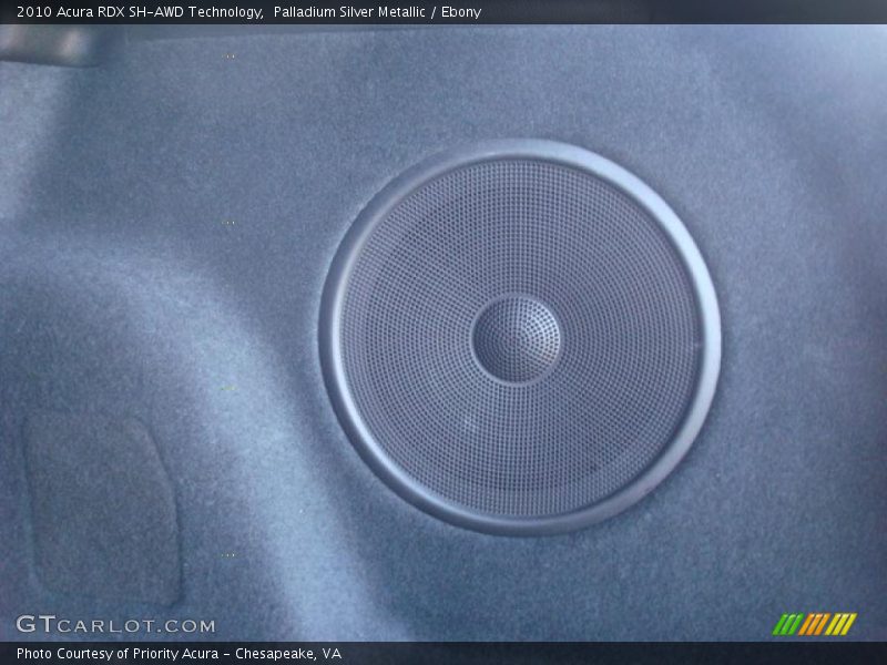 Palladium Silver Metallic / Ebony 2010 Acura RDX SH-AWD Technology