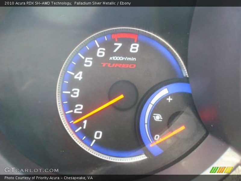 Palladium Silver Metallic / Ebony 2010 Acura RDX SH-AWD Technology