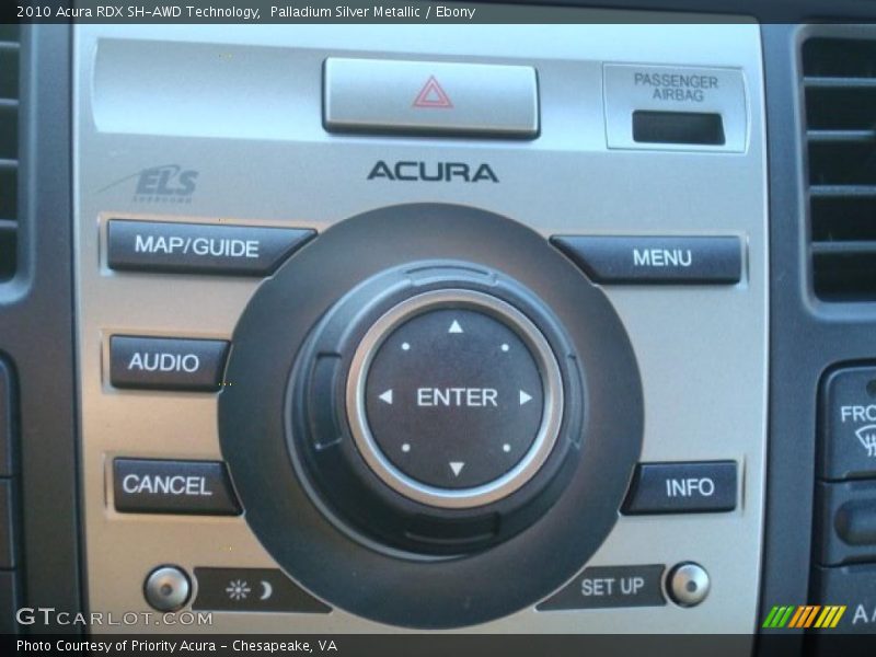 Controls of 2010 RDX SH-AWD Technology