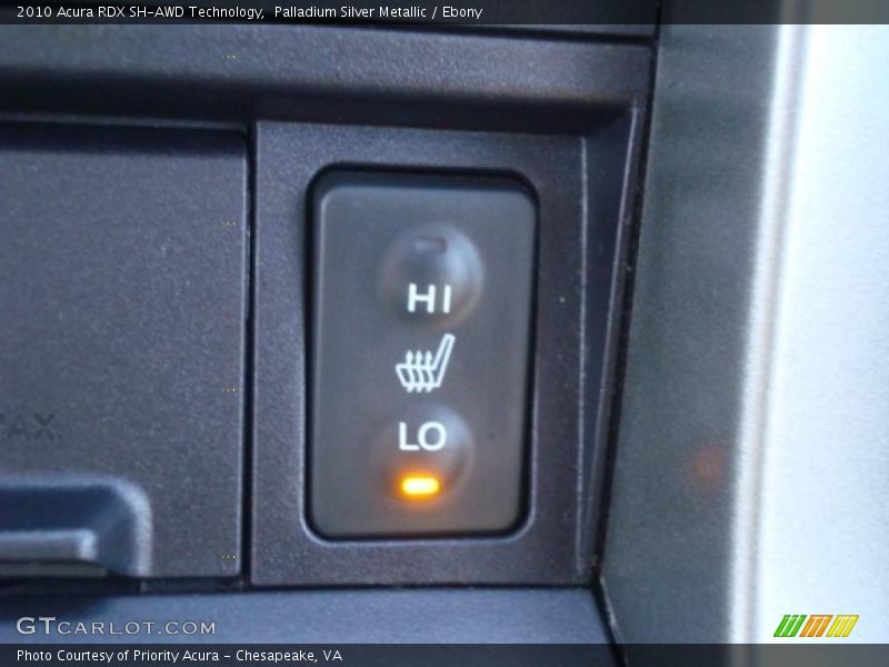 Palladium Silver Metallic / Ebony 2010 Acura RDX SH-AWD Technology