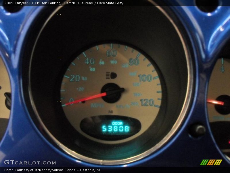 Electric Blue Pearl / Dark Slate Gray 2005 Chrysler PT Cruiser Touring