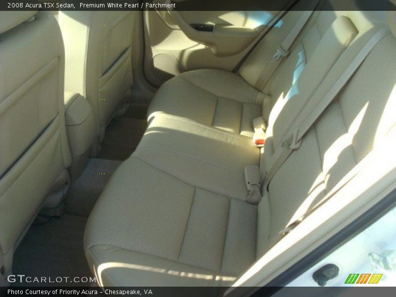 Premium White Pearl / Parchment 2008 Acura TSX Sedan